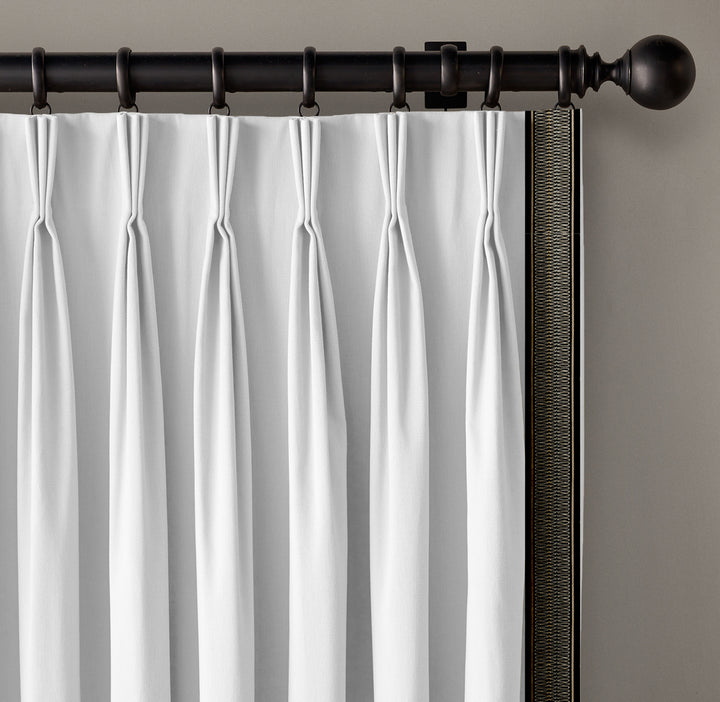 Decorative Wavy Curtain Trim Border Tape Ribbon - 10cm Wide Curtain Drapery Trim By The Metre