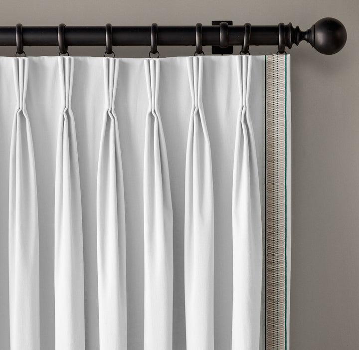 Decorative Wavy Curtain Trim Border Tape Ribbon - 10cm Wide Curtain Drapery Trim By The Metre