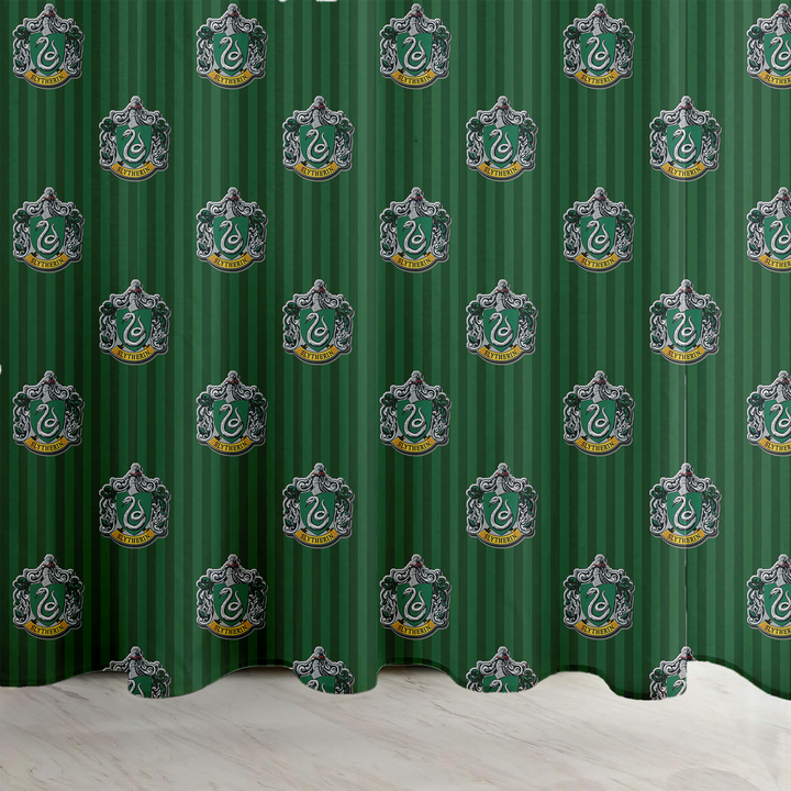 Harry Potter Shower Curtains | Gryffindor, Slytherin, Hufflepuff, Ravenclaw | Linen Fabric
