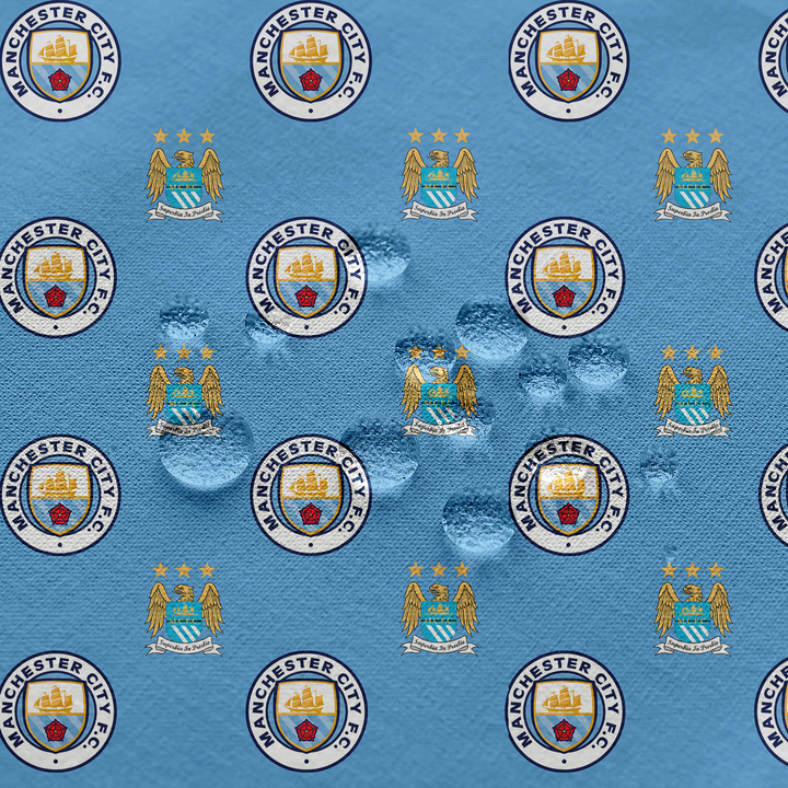 Manchester City FC Shower Curtain | Sky Blue | Bathroom Decor | Licensed