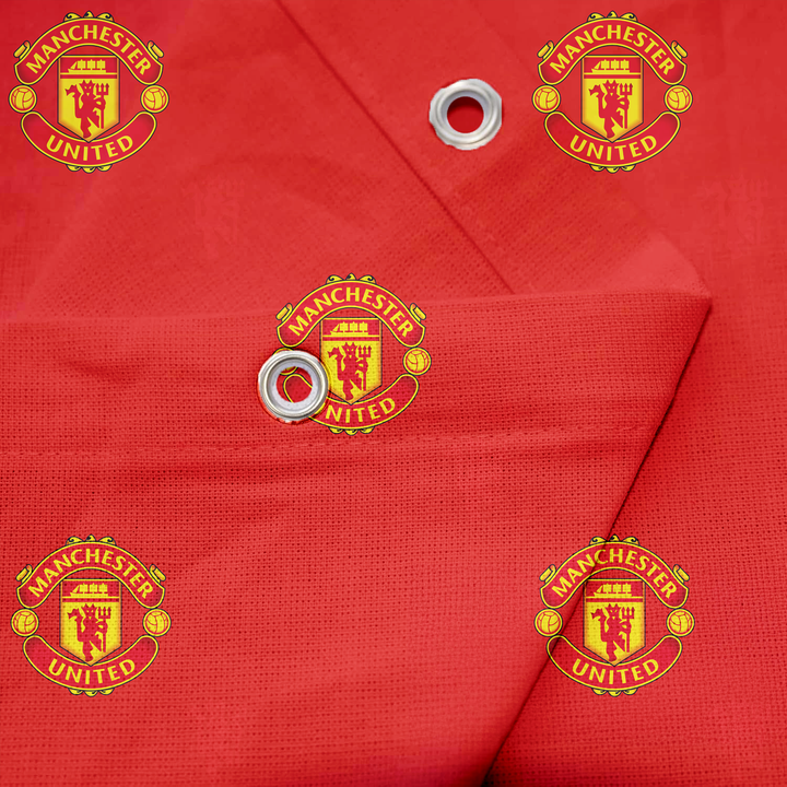 Manchester United FC Shower Curtain | Red & Black | Various Sizes | UK