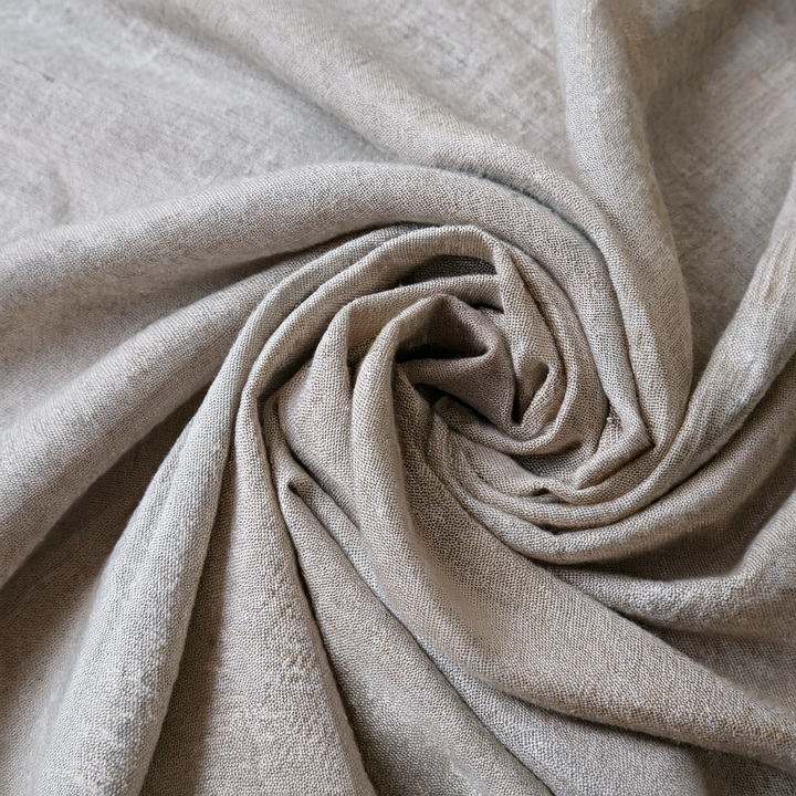 Natural Organic Linen Privacy Curtains - Semi-Sheer Undyed | Standard & Made to Measure Sizing