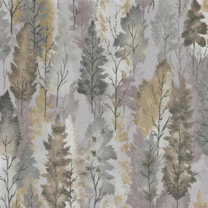 Watercolour Forest Printed Linen Roman Blind - Made-to-Measure – OEKO-TEX® 100 | Light-Filtering or 100 % Blackout Lining | Worldwide Delivery