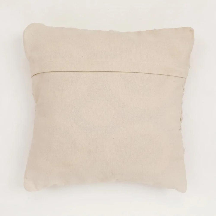 Bohemian Macrame Cushion Cover 40x40cm | Natural Cotton | Handmade