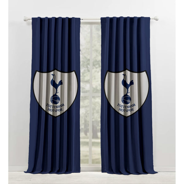 Tottenham Hotspur FC Curtains | Blackout/Dimout | Eyelets/Tabs/Pockets/Hooks | 91-457cm (36-180") | Custom Sizes